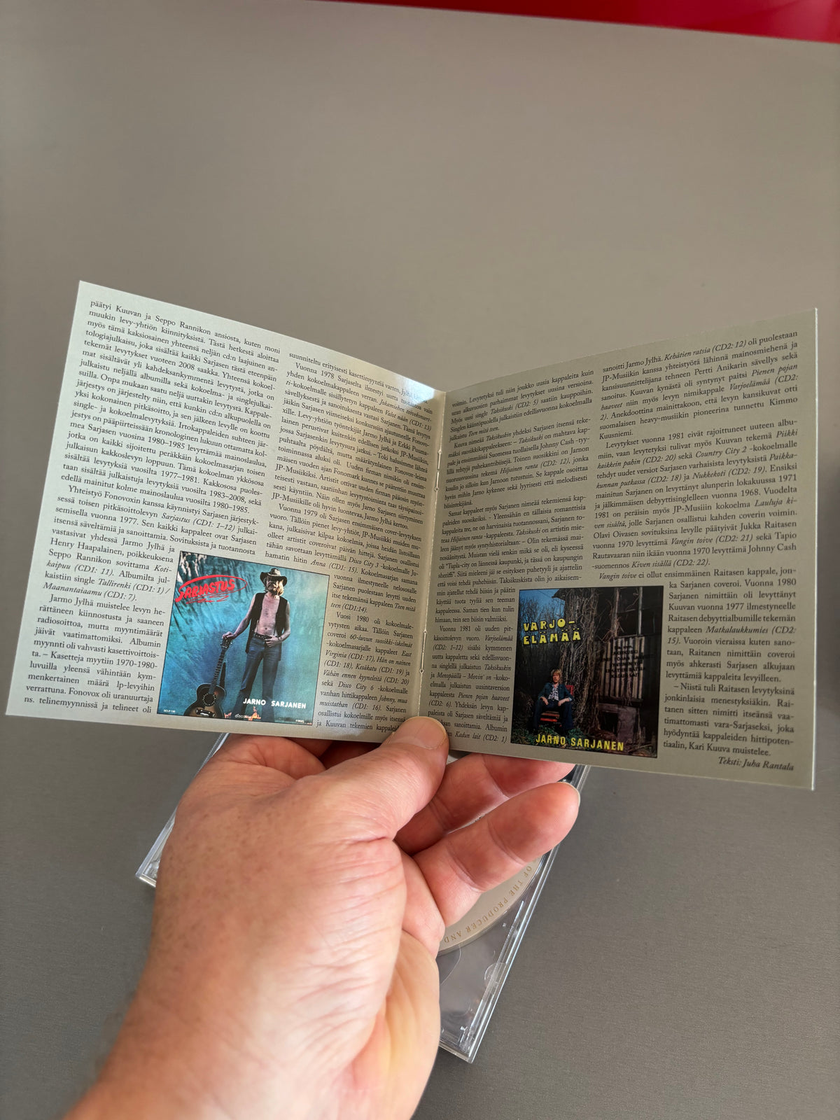 Jarno Sarjanen: Pienen Pojan Haaveet - Kootut Levytykset 1977-2008, Osa 1, 2CD, Only pressing, Rocket Records, Finland 2008