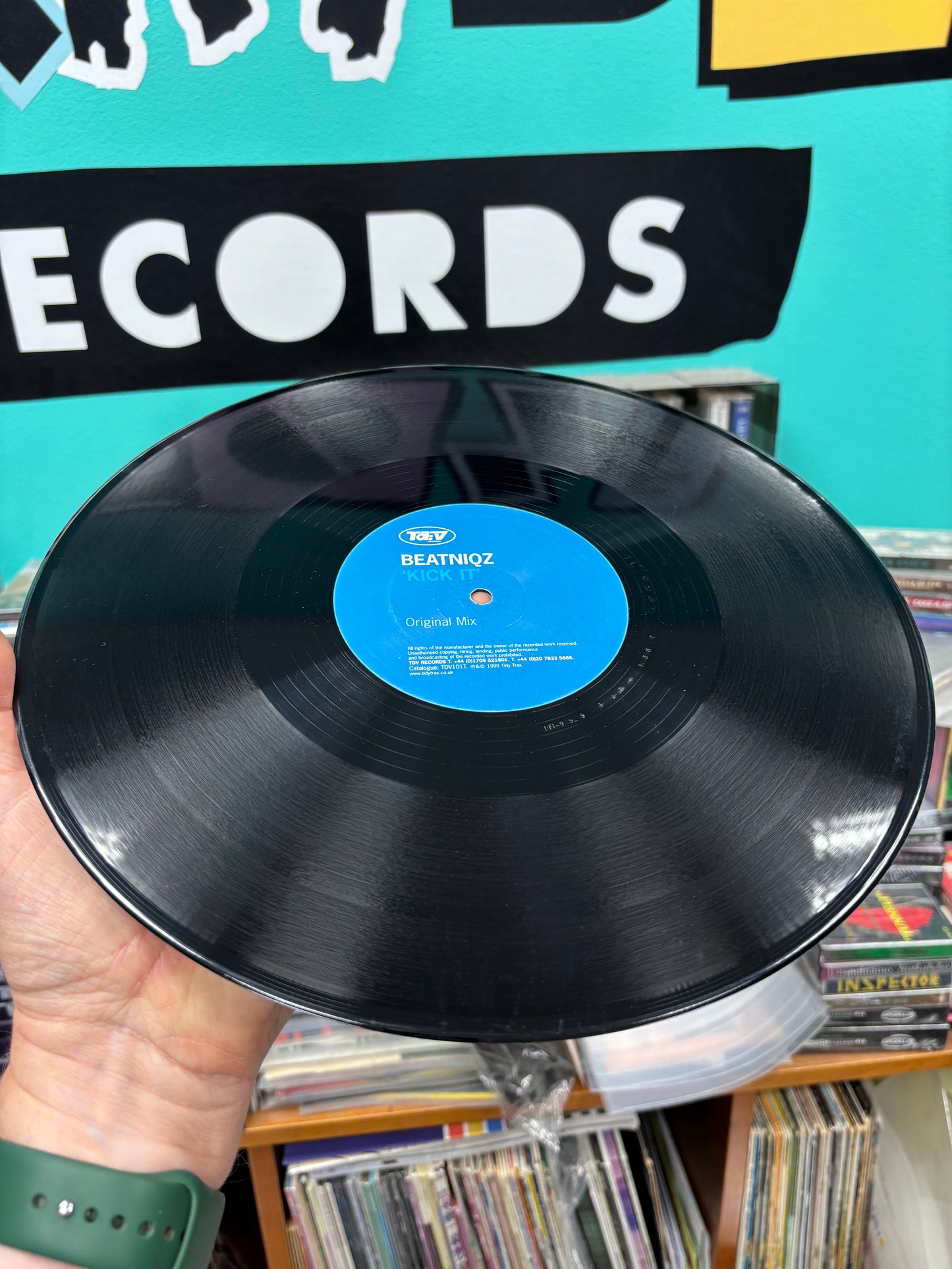 Beatniqz: Kick It, 12inch, 1st pressing, TdV Records, UK 1999