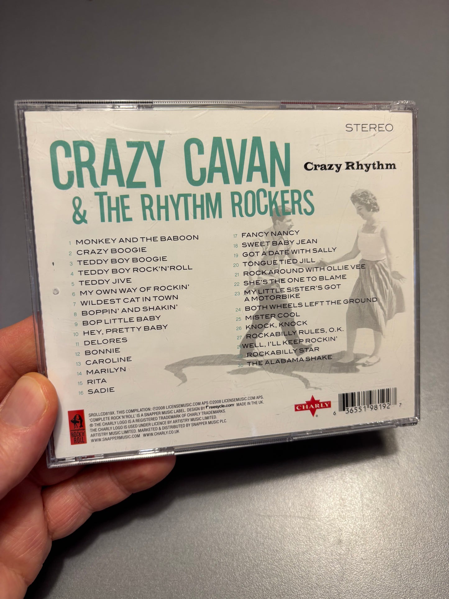 Crazy Cavan & The Rhythm Rockers: Crazy Rhythm, CD, 1st pressing, Compilation, Complete Rock’n’Roll, Charly Records, UK 2008