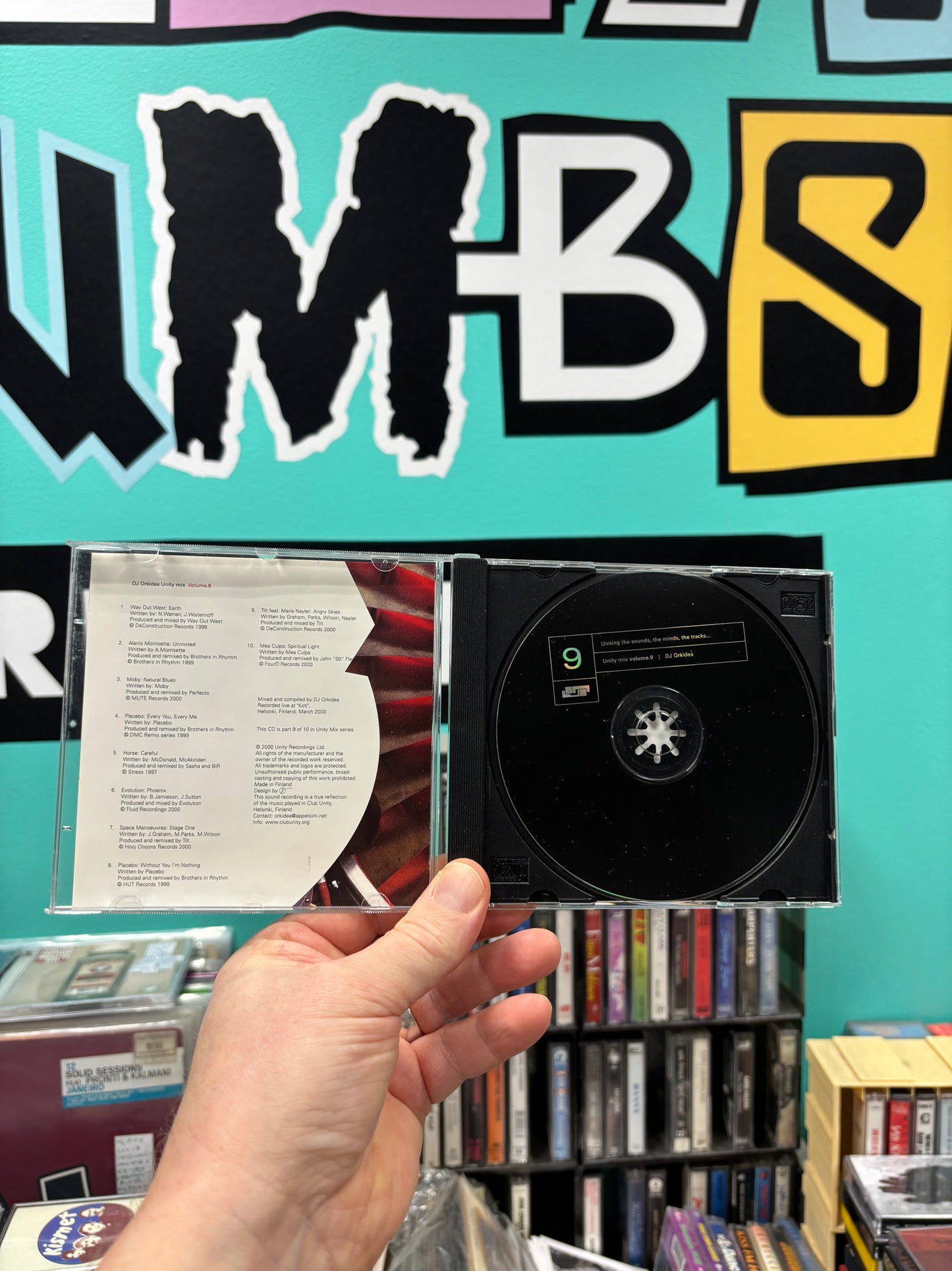DJ Orkidea: Unity Mix Volume.9, CD, Only pressing, Unity Recordings Ltd., Finland 2000