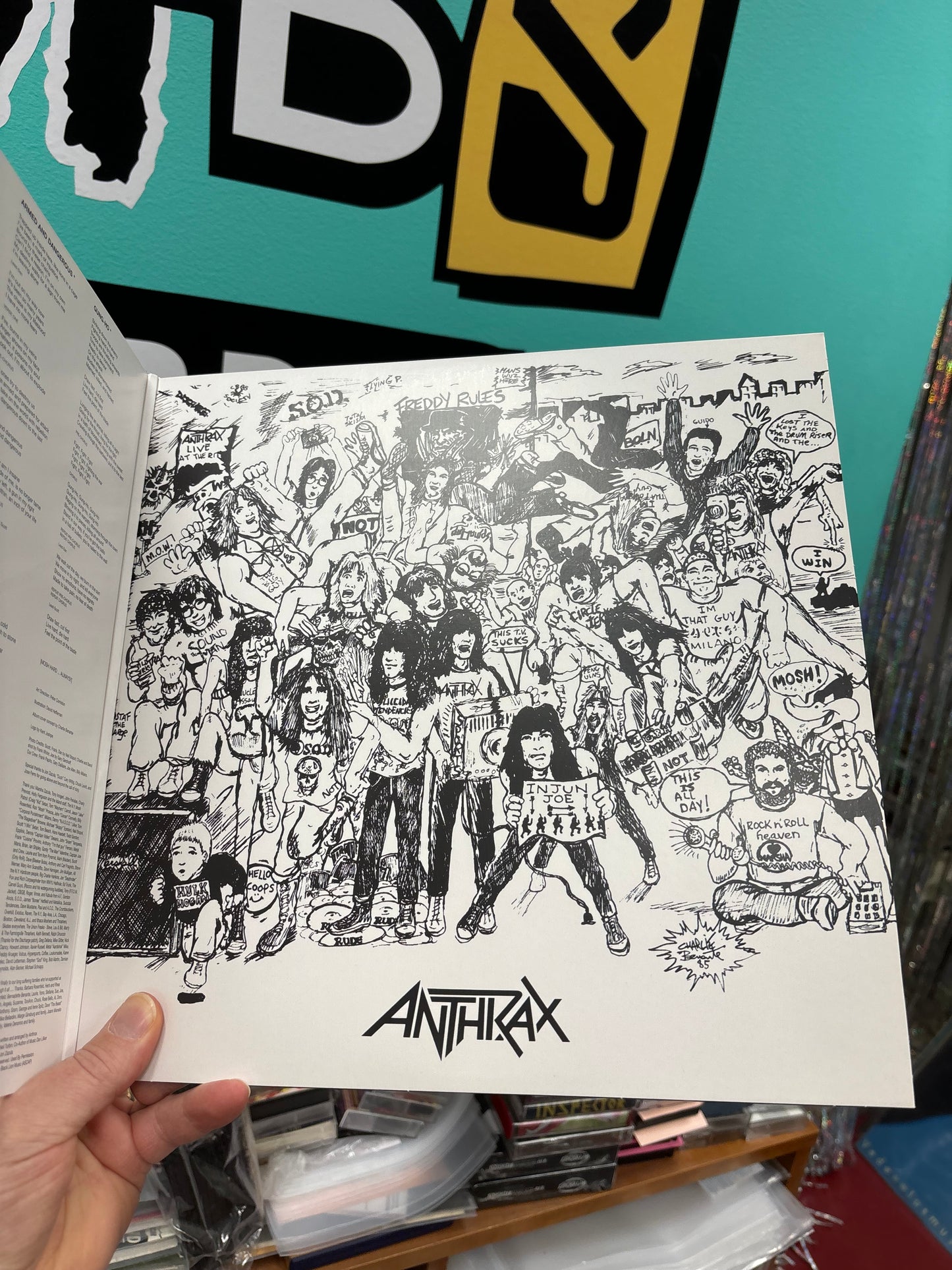 Anthrax: Spreading The Disease, LP, reissue, Limited Edition, Yellow Transparent, gatefold, Back On Black, UK 2010