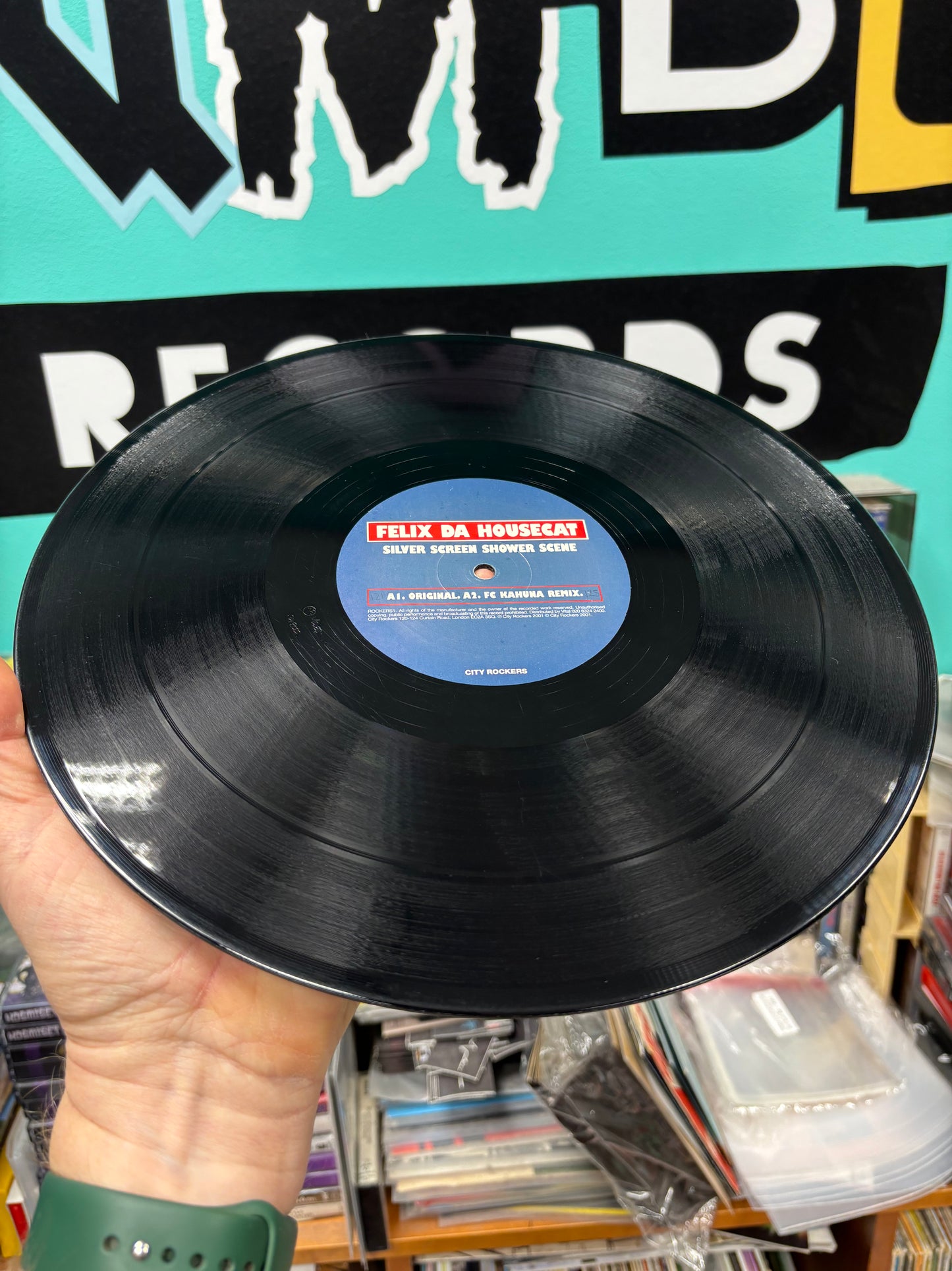 Felix Da Housecat: Silver Screen Shower Scene, 12inch, Only UK pressing, City Rockers, UK 2001