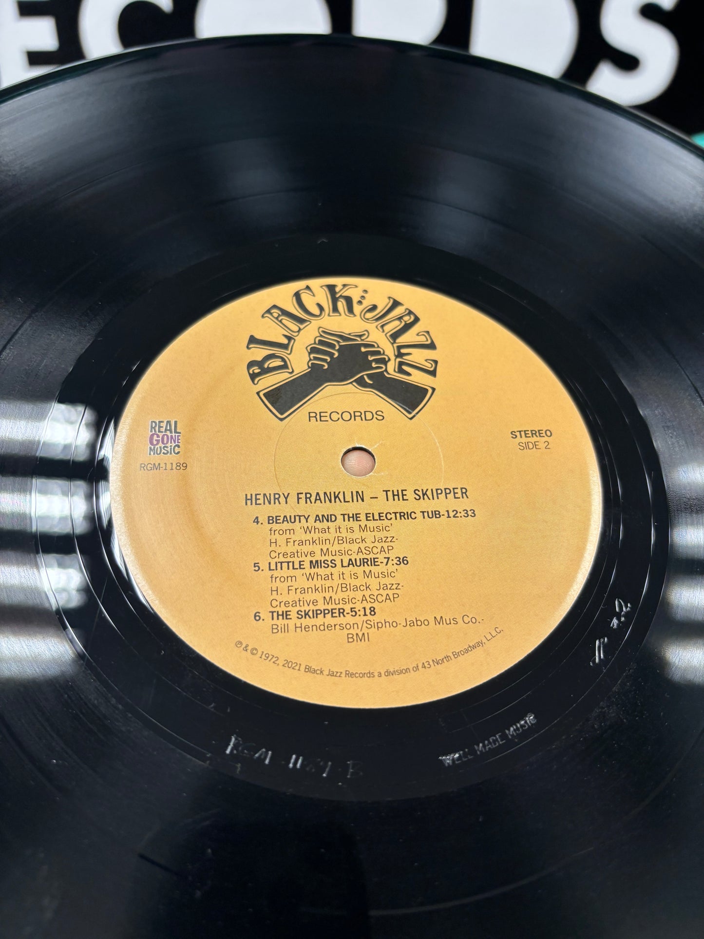 Henry Franklin: The Skipper, LP, reissue, remastered, Real Gone Music, Black Jazz Records, US 2021