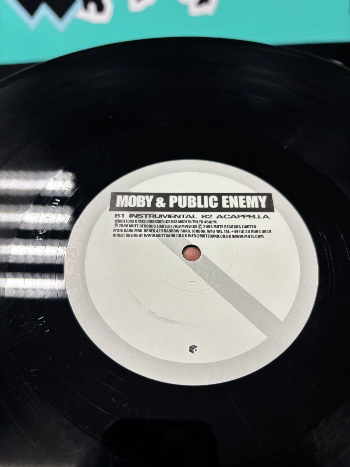 Moby & Public Enemy: Make Love Fuck War, 12inch, Only official vinyl pressing, Mute, UK 2004
