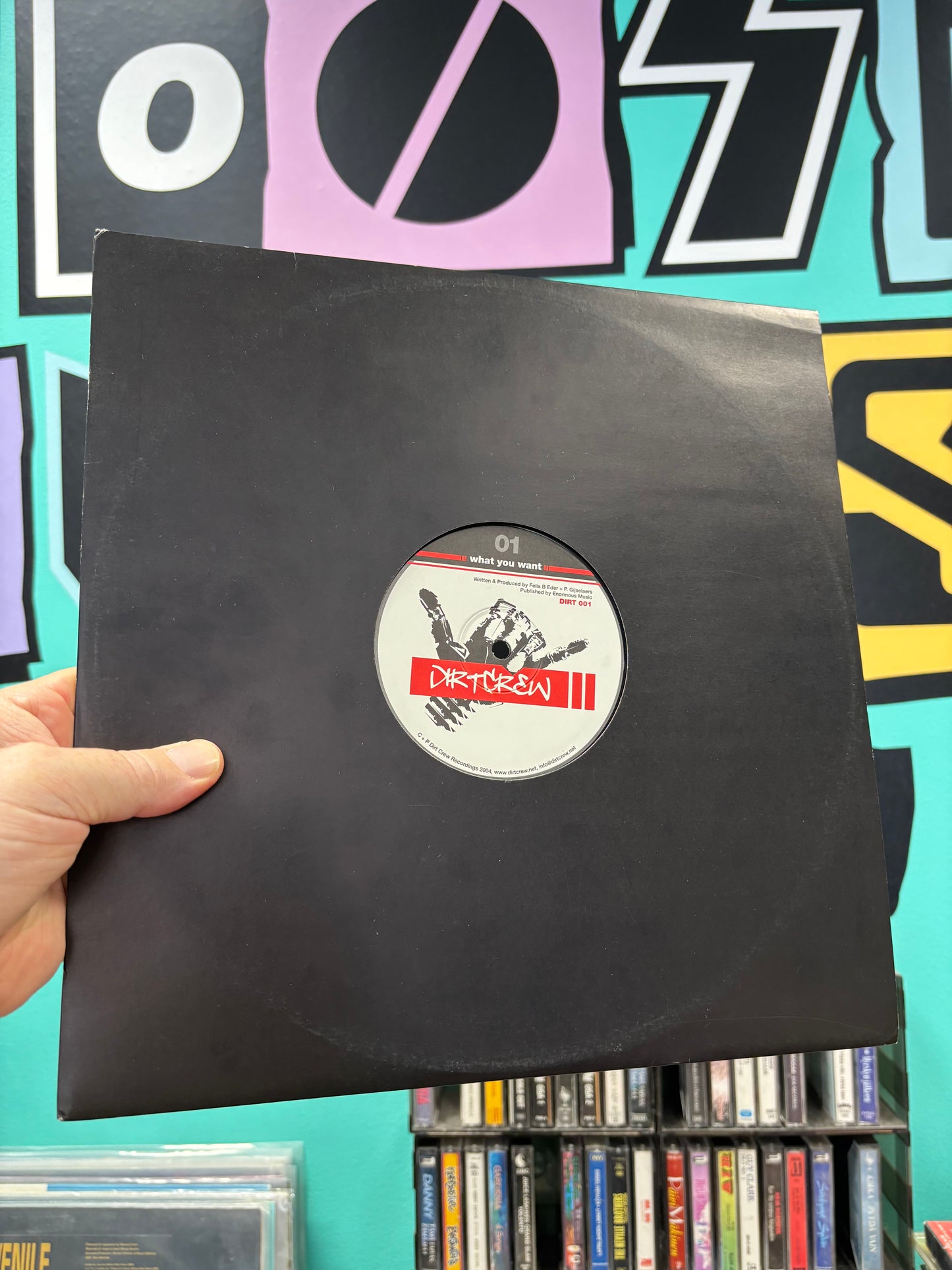 Dirtcrew: What You Want/Nervous, 12inch, Only official pressing, Dirt Crew Recordings, Germany 2004