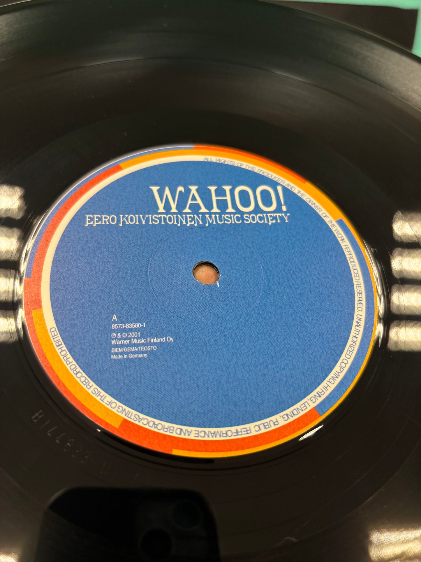 Eero Koivistoinen Music Society: Wahoo!, reissue, LP, Warner Music Finland Oy, Finland 2001