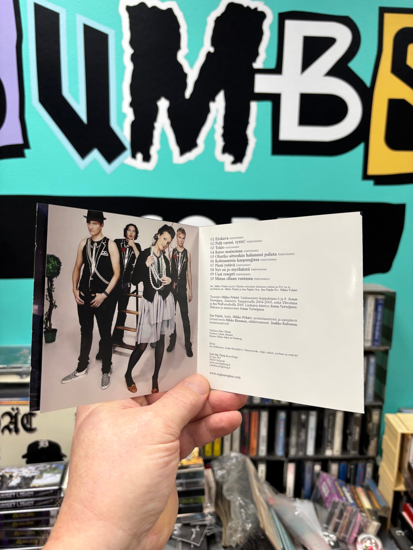 Regina: Katso Maisemaa, CD, 1st pressing, Next Big Thing, Finland 2005