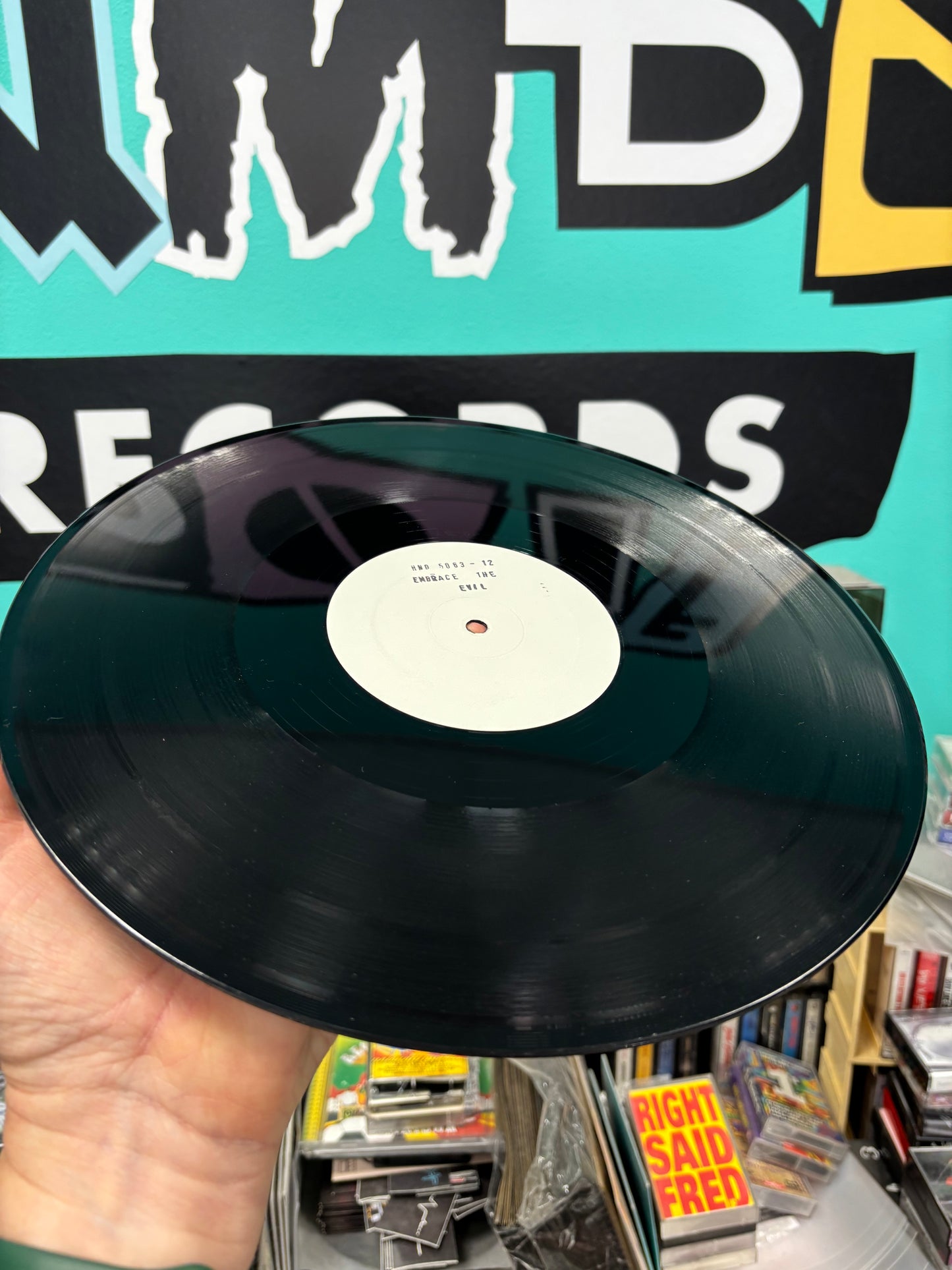 DST: Embrace The Evil, 12inch, Only pressing, White label, House No., Germany 2001