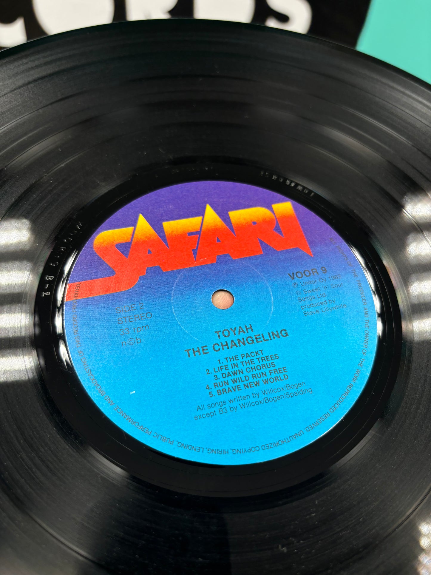 Toyah: The Changeling, LP, Safari Records, Finland 1982