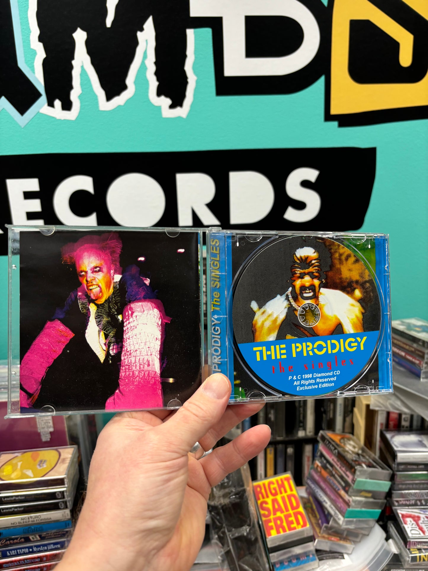 The Prodigy: The Singles (Exclusive Limited Edition), CD, unofficial, Diamond Sound, Russia 1997