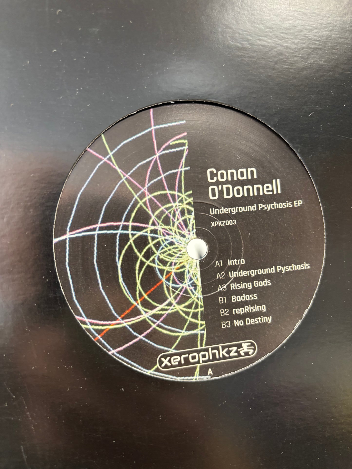 Conan O’Donnell: Underground Psychosis EP, 12inch, Only pressing, xerophkz, Ireland 2017