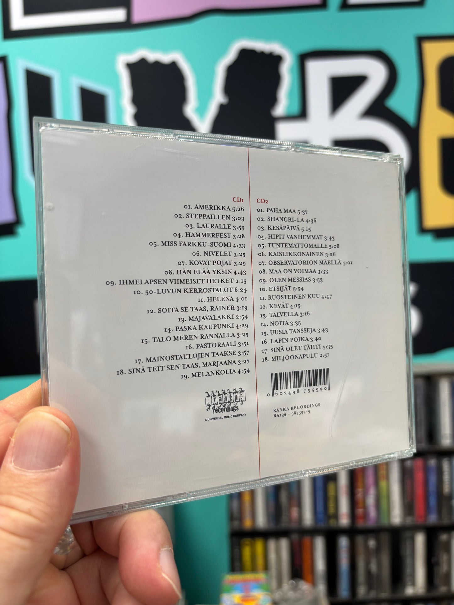 Kauko Röyhkä: Lauluntekijä, 2CD, Only pressing, Compilation, Ranka Recordings, Finland 2006