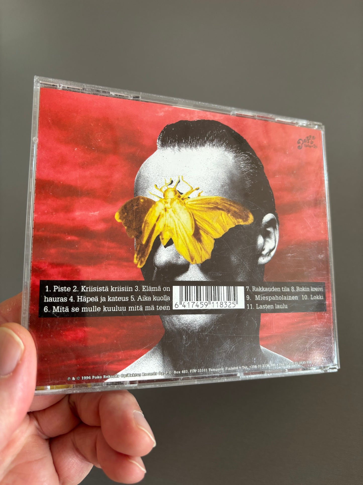 Ismo Alanko: Irti, CD, 1st pressing, Poko Rekords, Finland 1996