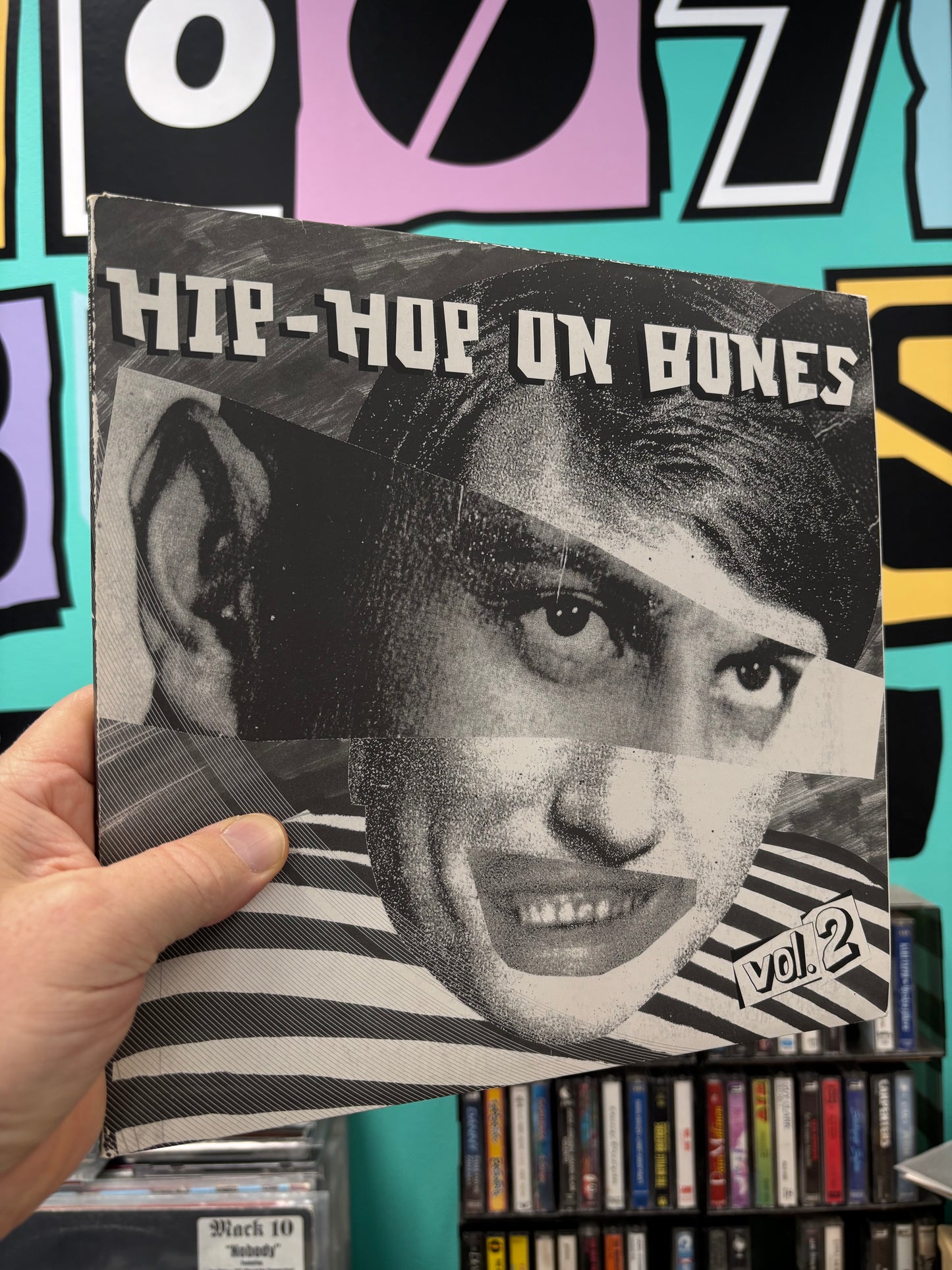 D. Riba & Lucia Macari: Hip-Hop On Bones Vol. 2, 10inch, Only pressing, Limited Edition, Numbered, KidNap Records, Netherlands 2005