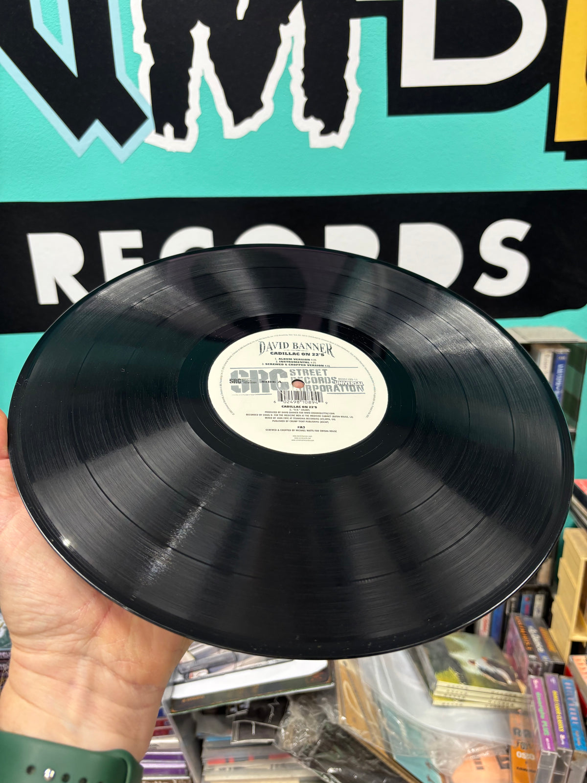 David Banner: Cadillac On 22’s/Might Getcha, 12inch, 1st pressing, Only official vinyl pressing, Universal Records, Street Records Corporation, US 2003