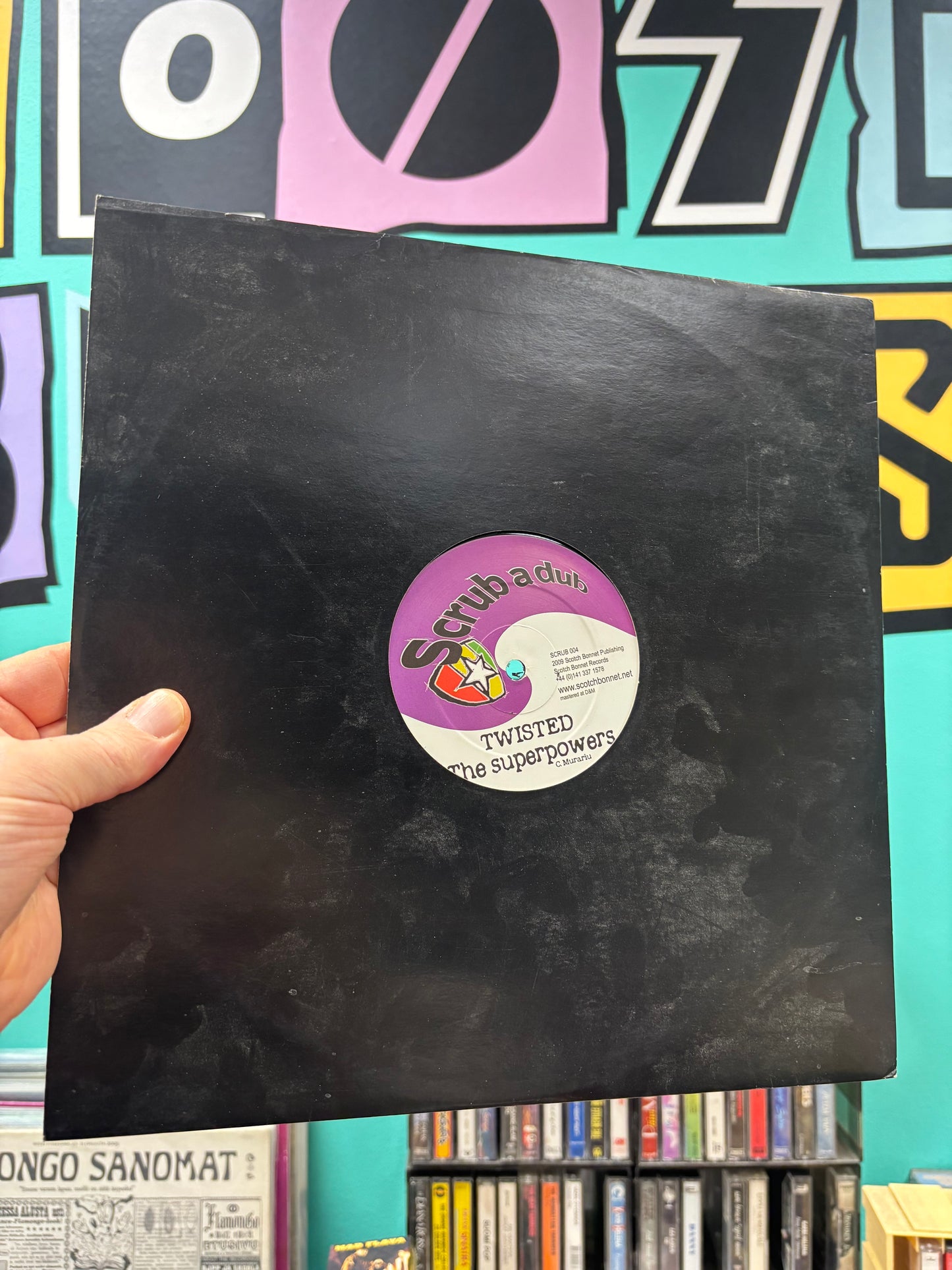 Liquid Wicked & Twisted: The Governor/The Superpowers, 12inch, Only pressing, Scrub A Dub, UK 2009