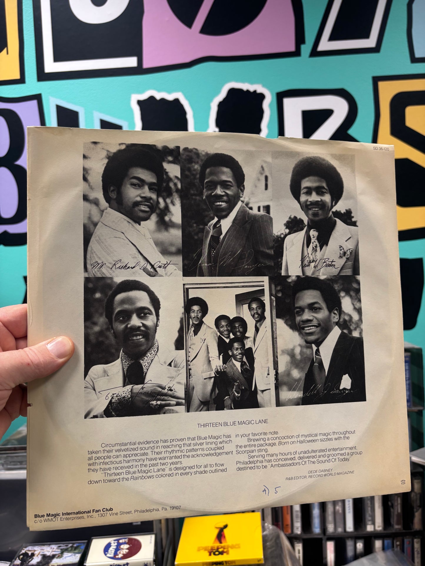 Blue Magic: Thirteen Blue Magic Lane, LP, Monarch Pressing, ATCO Records, WMOT Records, US 1975