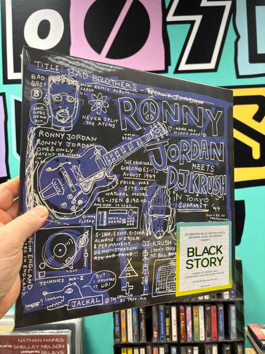 Ronny Jordan Meets D.J. Krush: Bad Brothers, Mini-Album, reissue, Turquoise, Island Records, UK 2023
