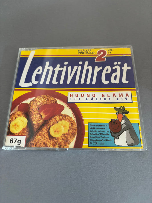 Lehtivihreät: Huono Elämä, CD single, Levy-yhtiö, Finland 1997