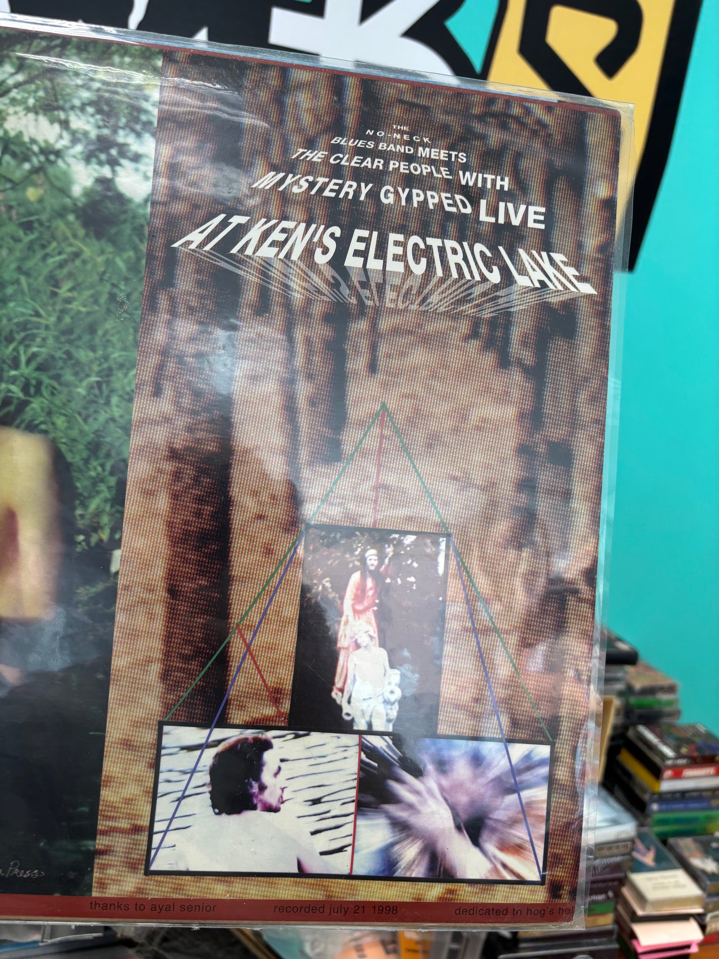 The No-Neck Blues Band Meets The Clear People With Mystery Gypped - Live At Ken’s Electric Lake, 2LP, gatefold, 1st pressing, Only vinyl pressing, Sound@One, US 1998