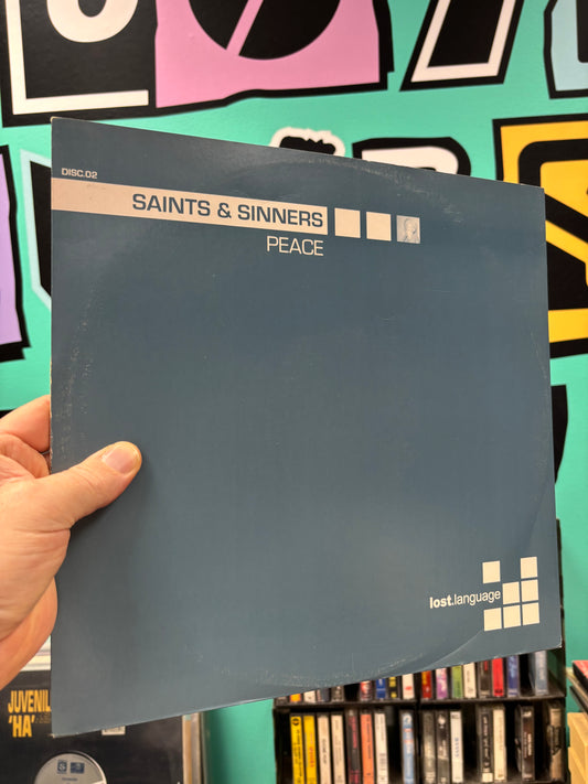 Saints & Sinners: Peace, 12inch, 1st pressing, Lost Language, UK 2001