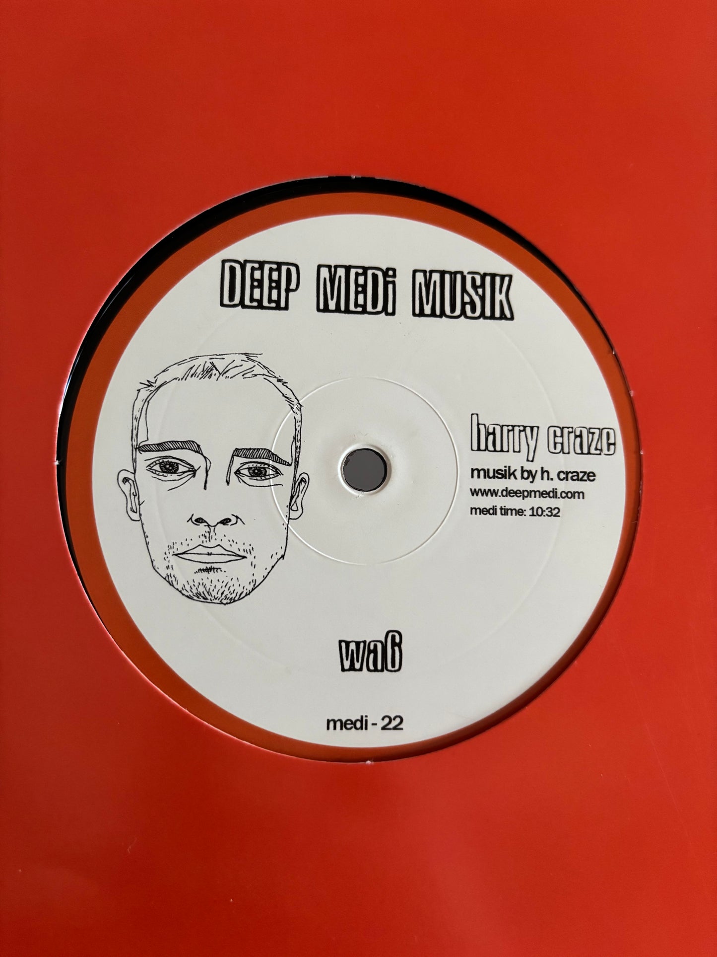 Harry Craze: Wa6/Thirty Six Hours, 12inch, Only vinyl pressing, Deep Medi Musik, UK 2009