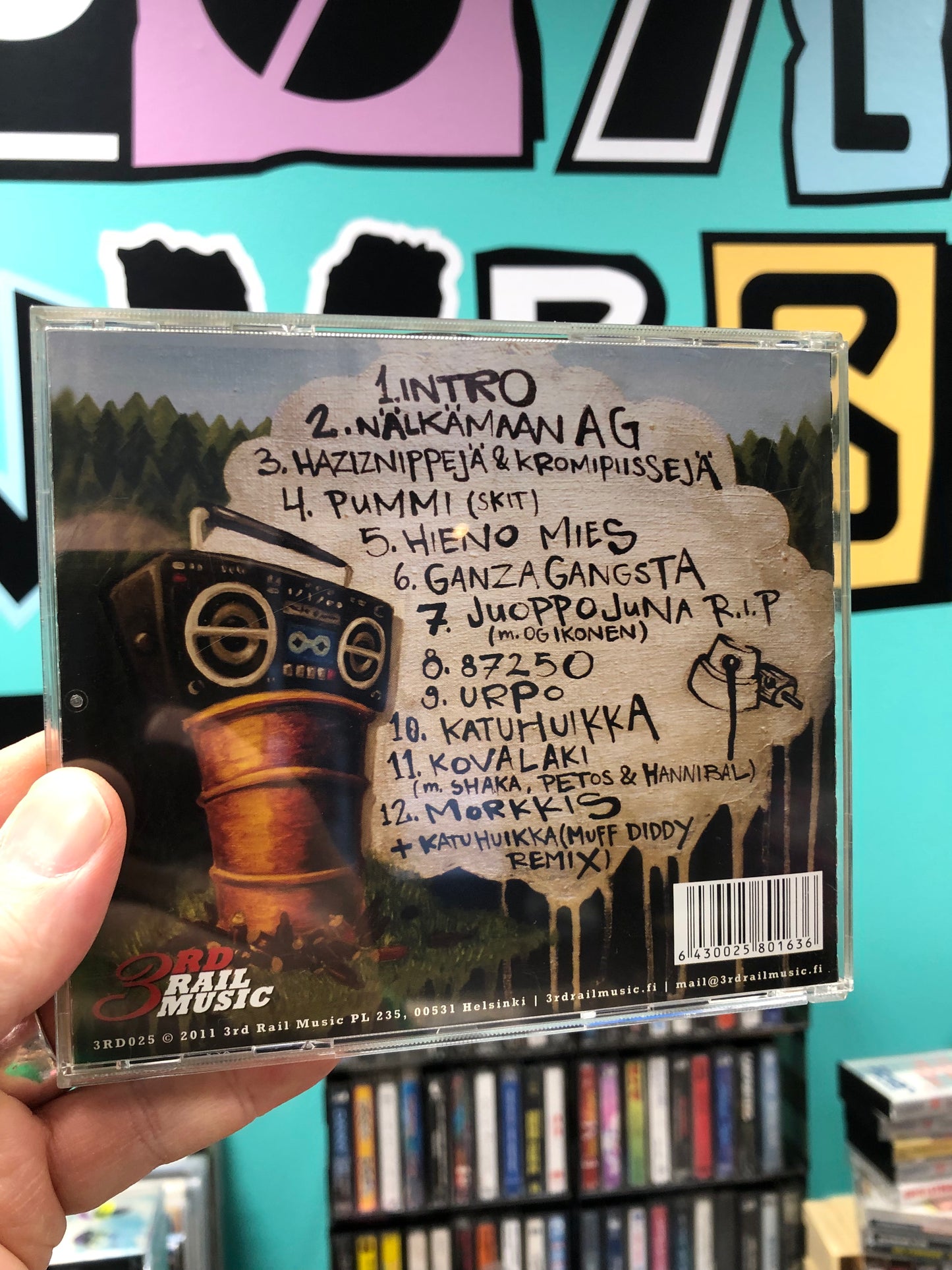 Mac Bueno & DJ Tatc: Nälkämaan AG, CD, Only pressing, Finland 2011