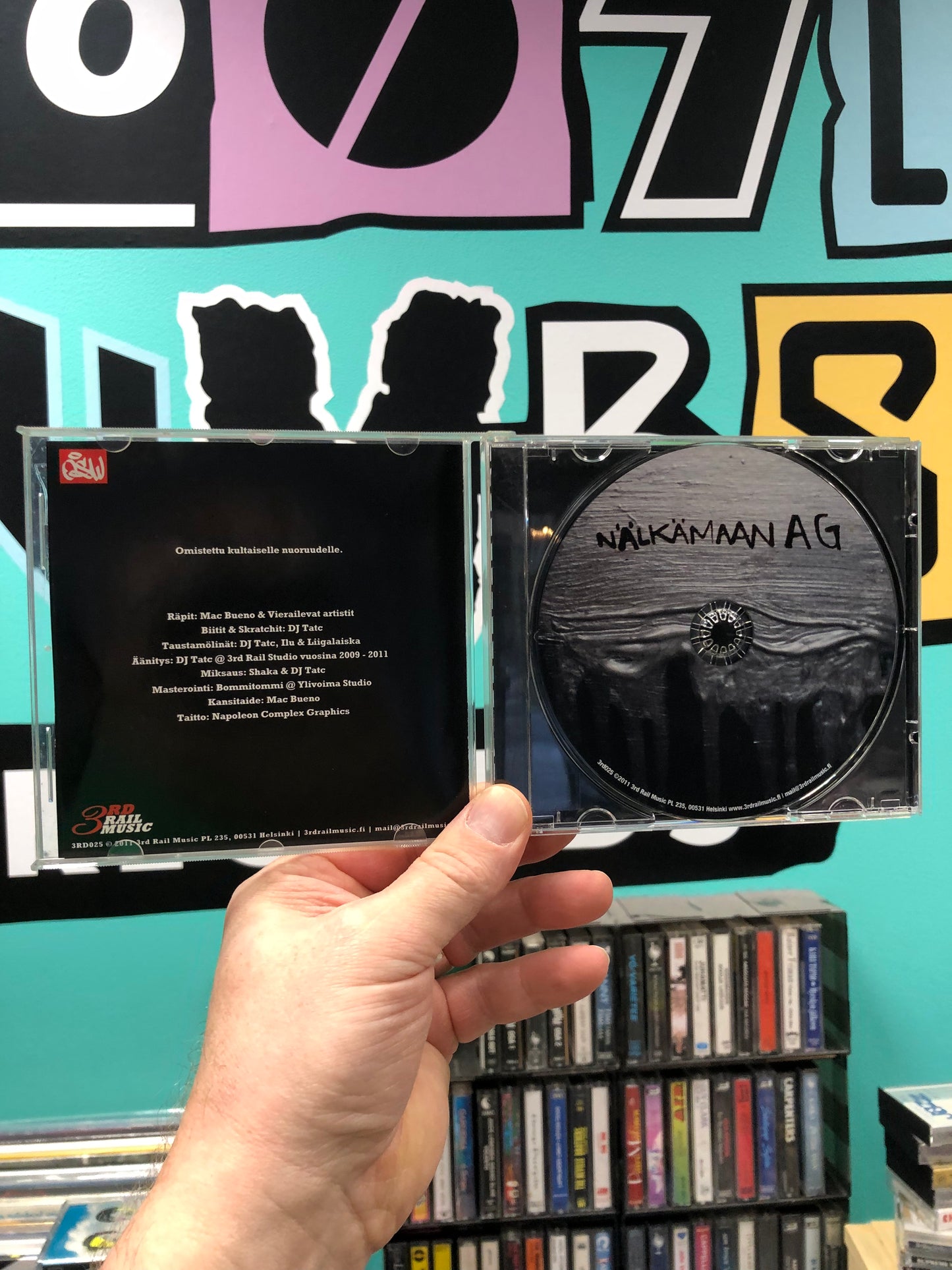 Mac Bueno & DJ Tatc: Nälkämaan AG, CD, Only pressing, Finland 2011