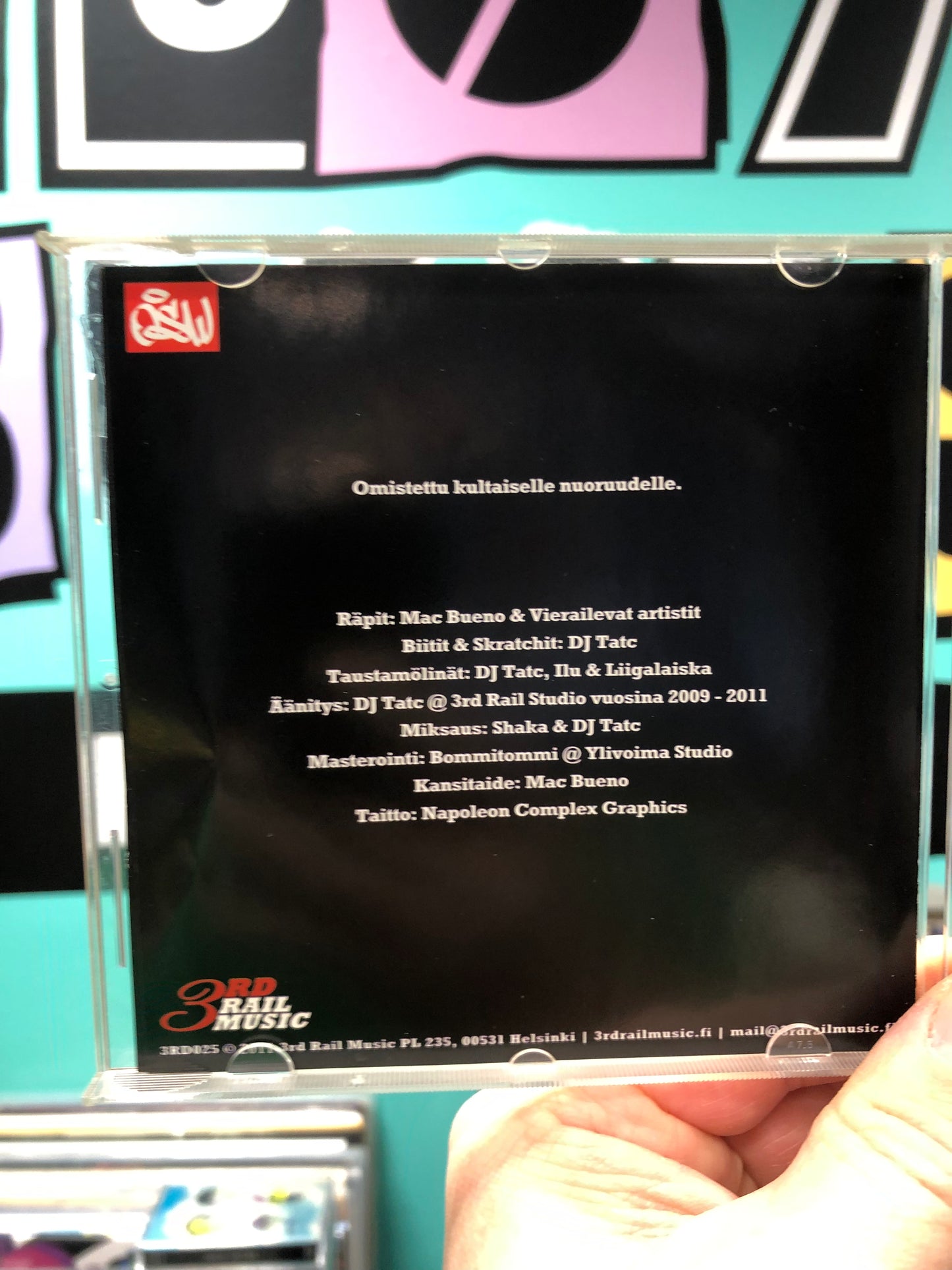 Mac Bueno & DJ Tatc: Nälkämaan AG, CD, Only pressing, Finland 2011