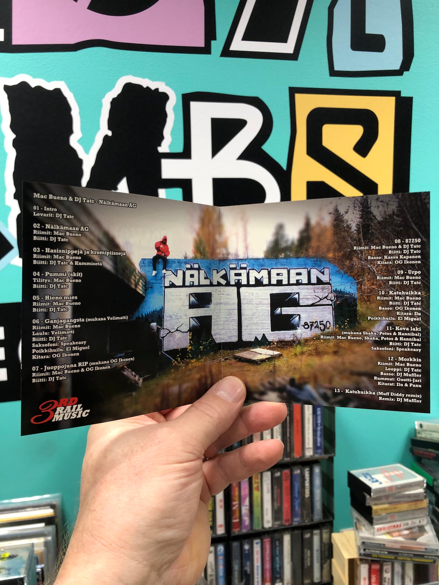 Mac Bueno & DJ Tatc: Nälkämaan AG, CD, Only pressing, Finland 2011