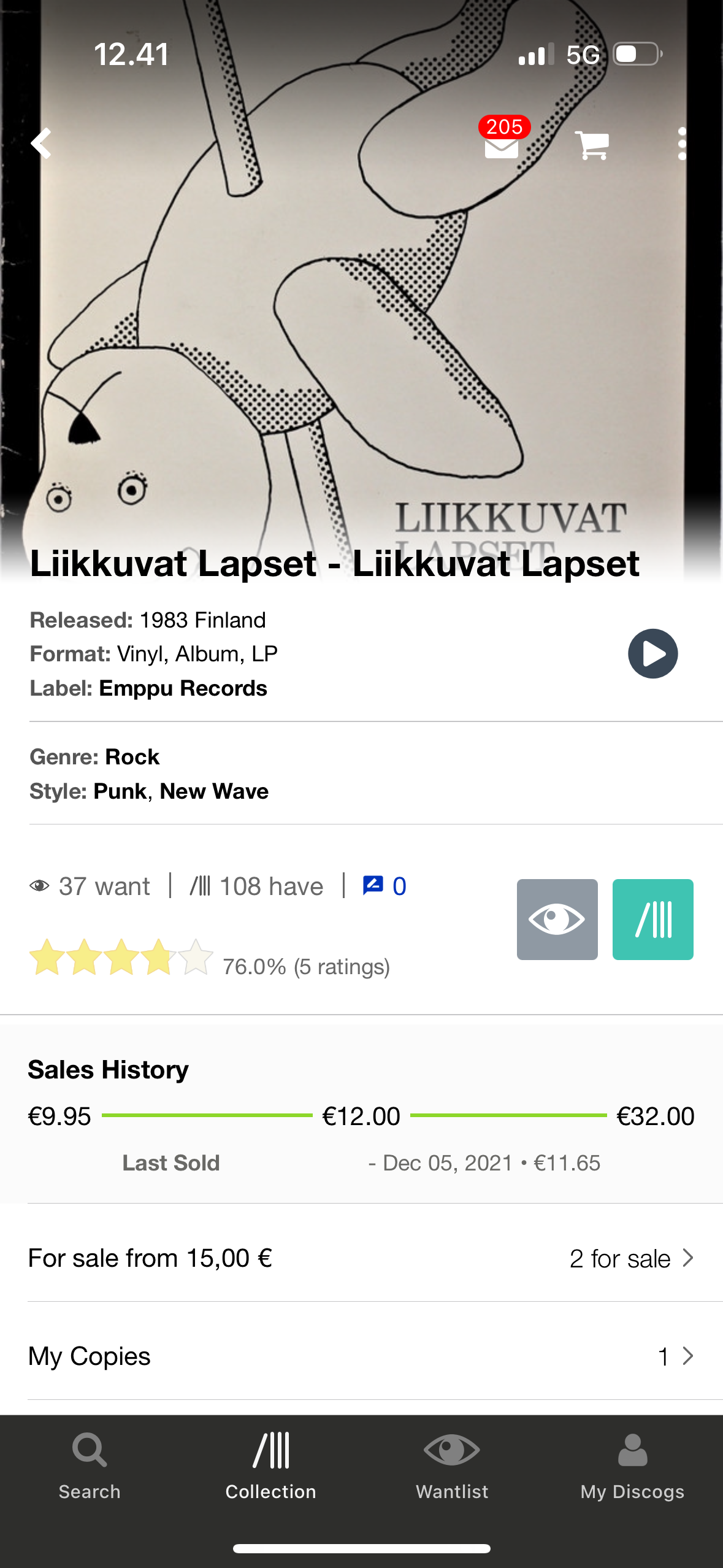 Liikkuvat Lapset: Liikkuvat Lapset, LP, Finland 1983