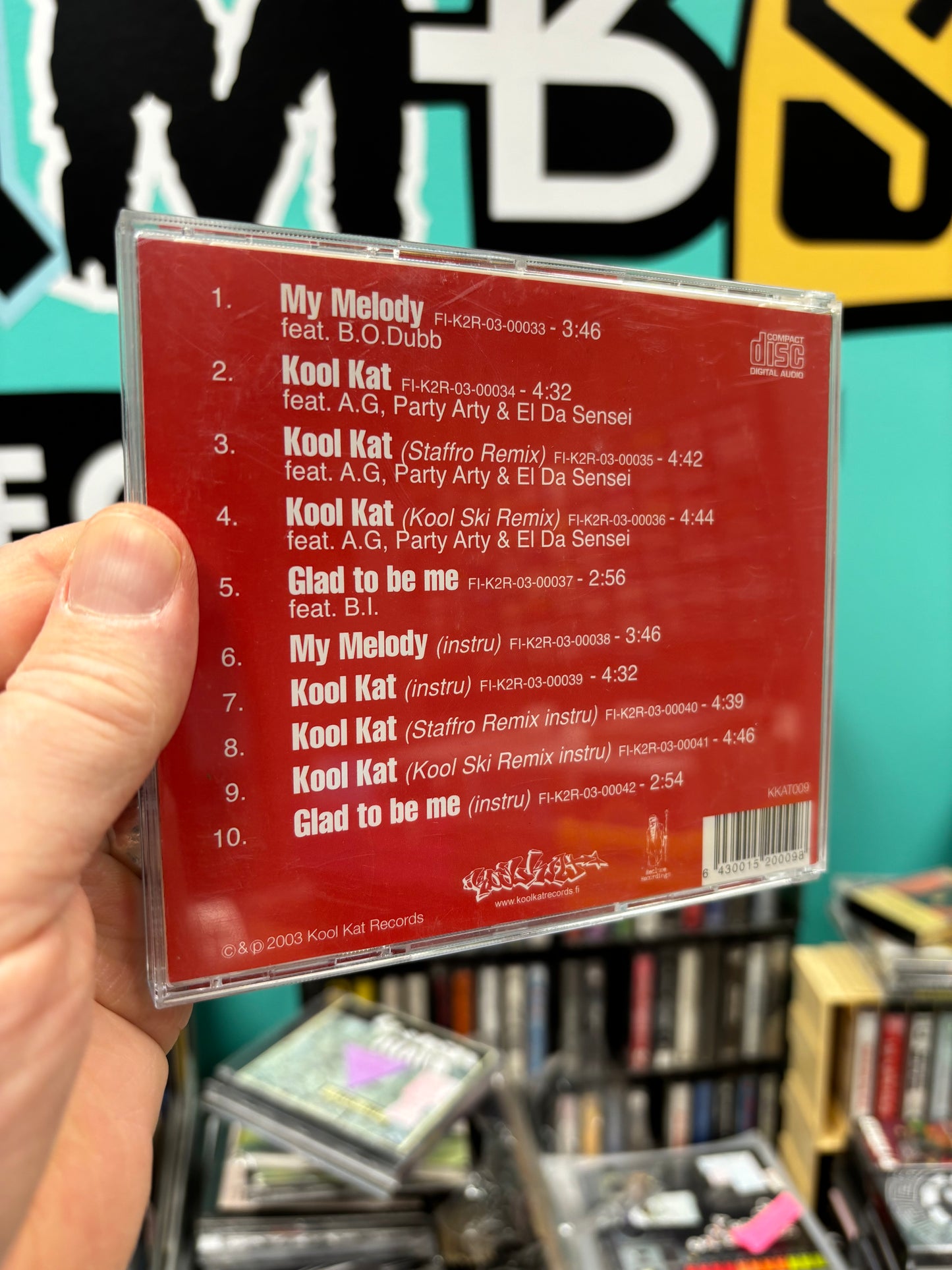 Kool Ski & Staffro: Kool Kat Kollabo EP, CD, 1st pressing, Finland 2003