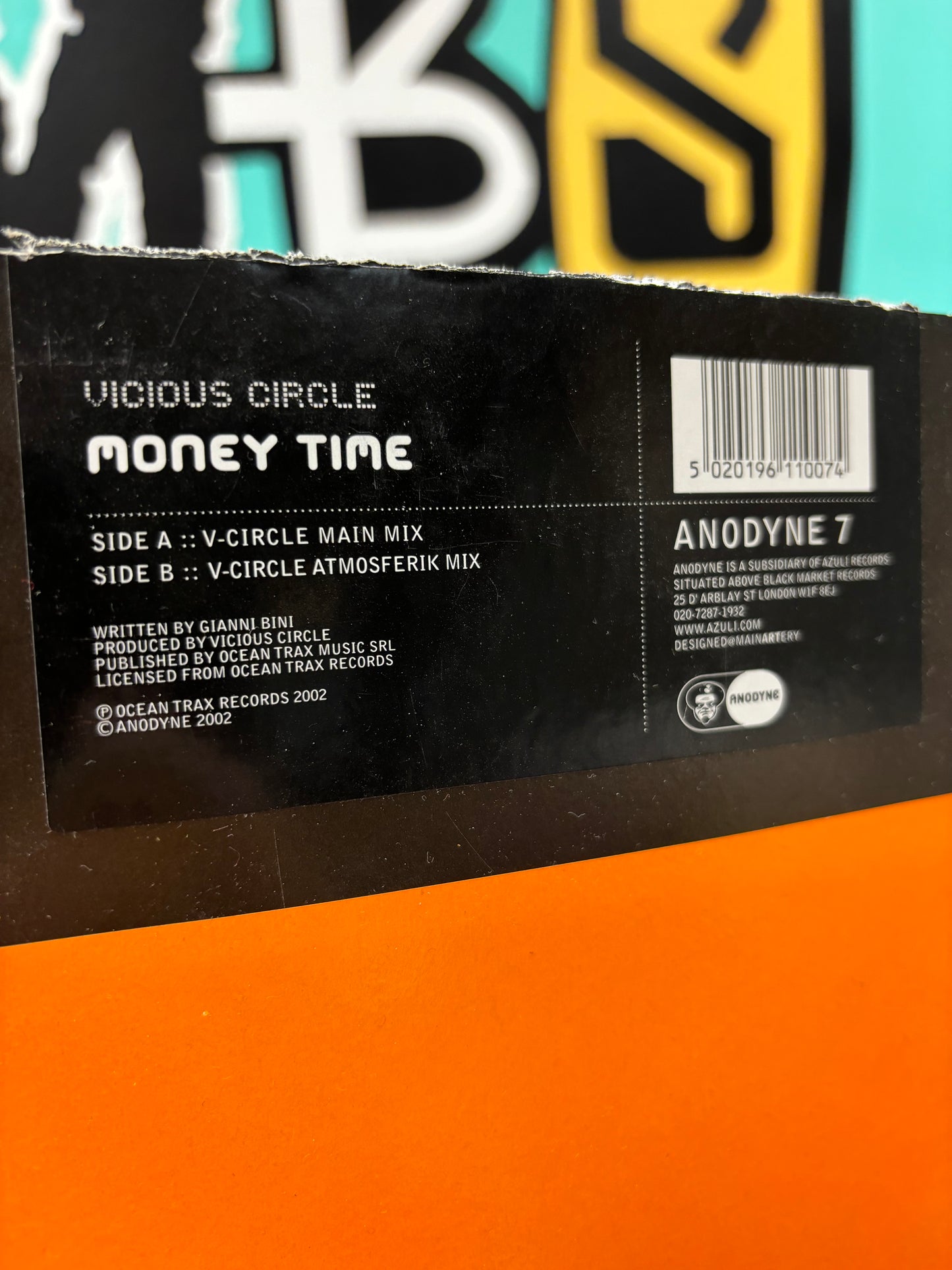 Vicious Circle: Money Time, 12inch, UK 2002