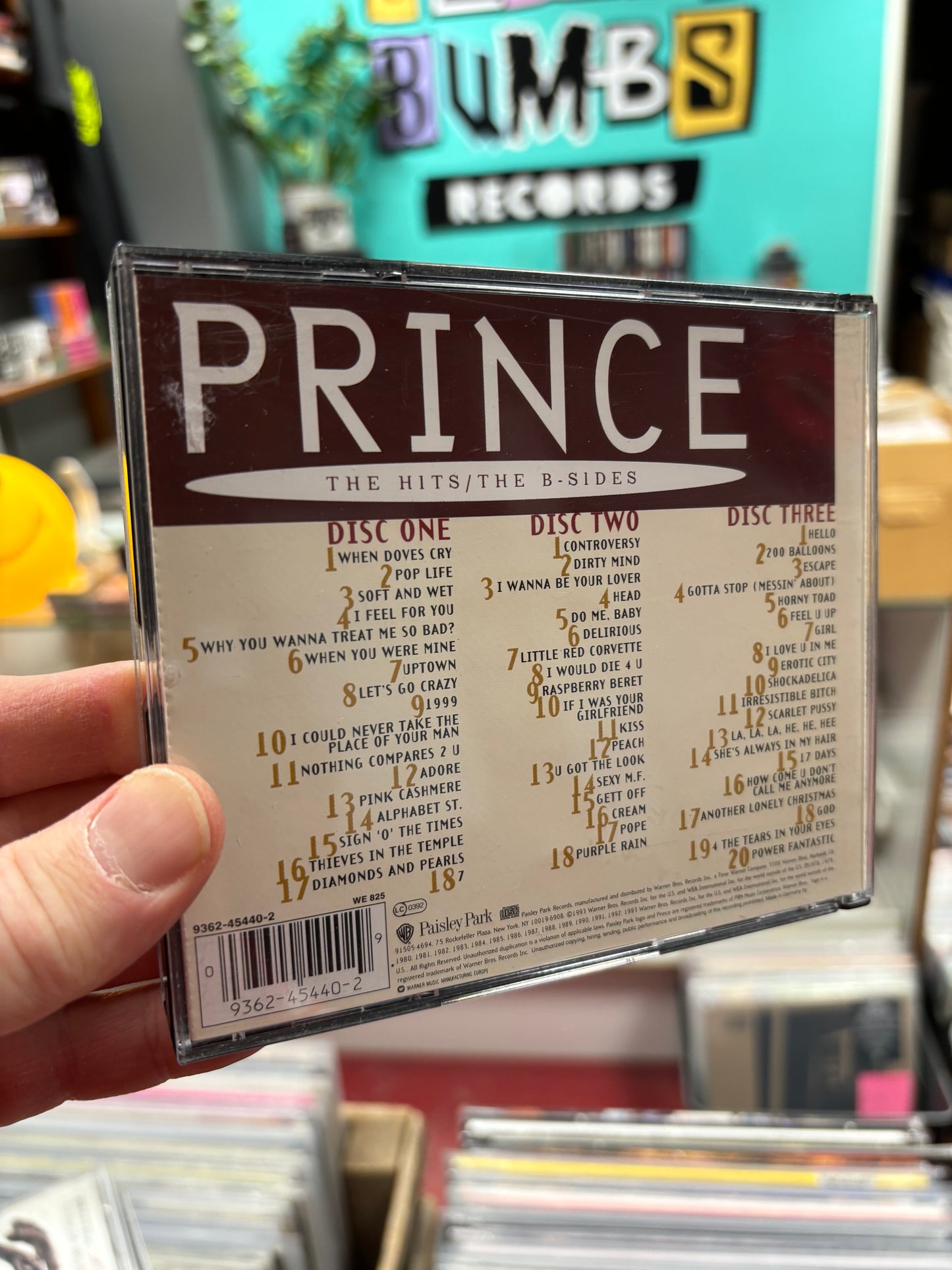 Prince: The Hits/The B-Sides, 3CD box, reissue, Europe 2004