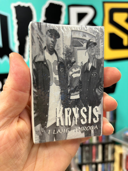 Krysis: Flame Throwa, C-cassette single, Limited Edition, 1st pressing, US 1999