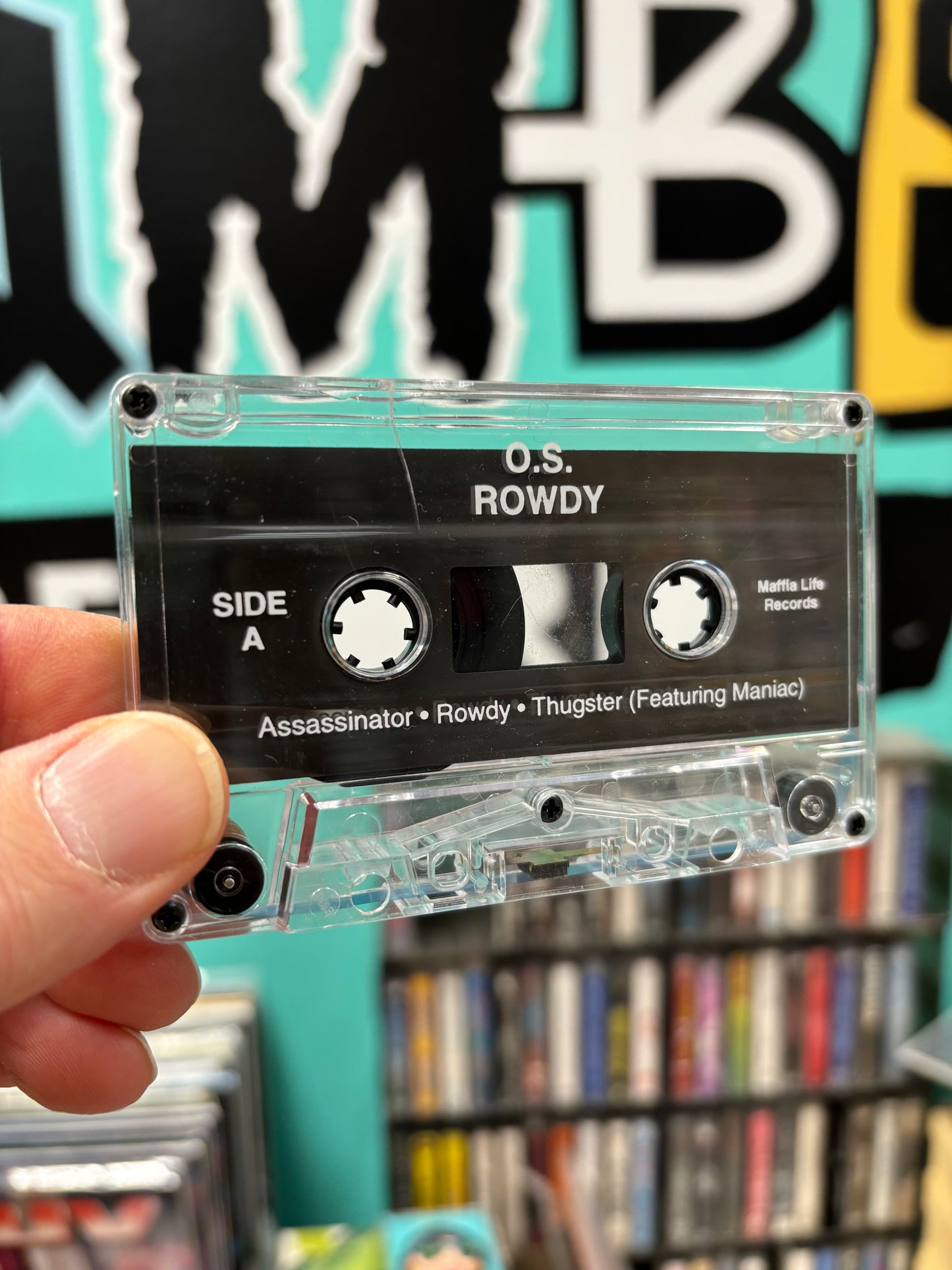 O.S. : Rowdy, C-cassette Maxi-single, Only pressing, US 1997