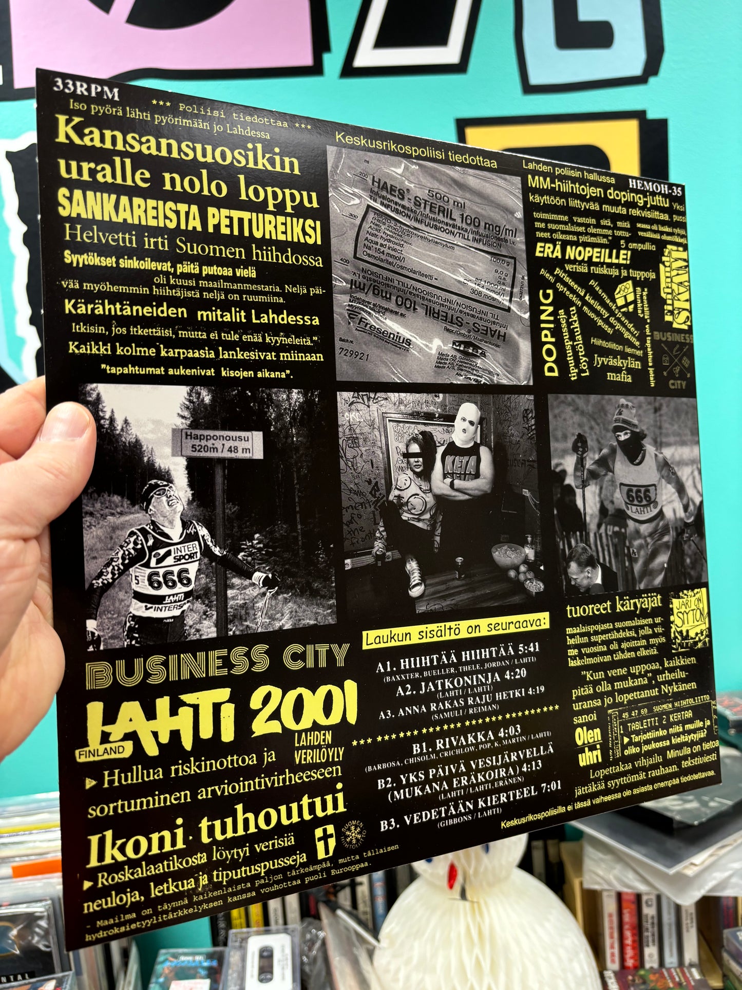 Business City: Lahti 2001, 12inch album, Limited Edition, Finland 2023