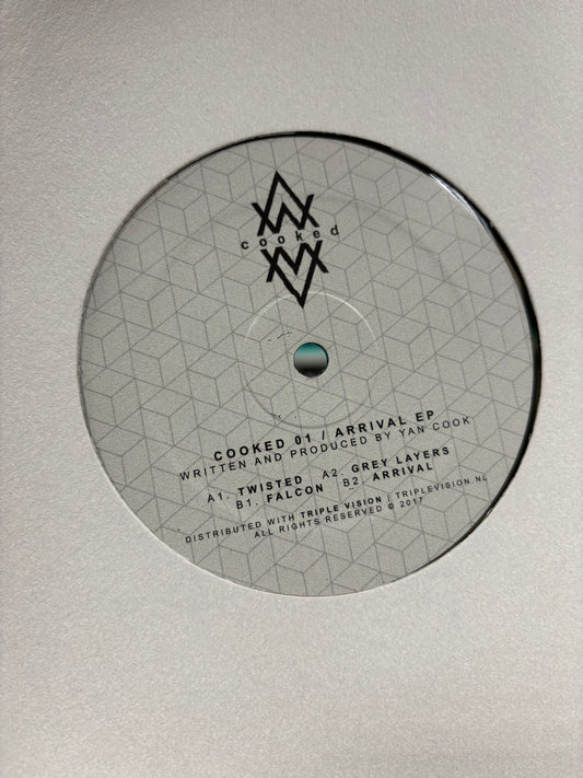 Yan Cook: Arrival EP, 12inch, Clear Marbled, Cooked, Ukraine 2017