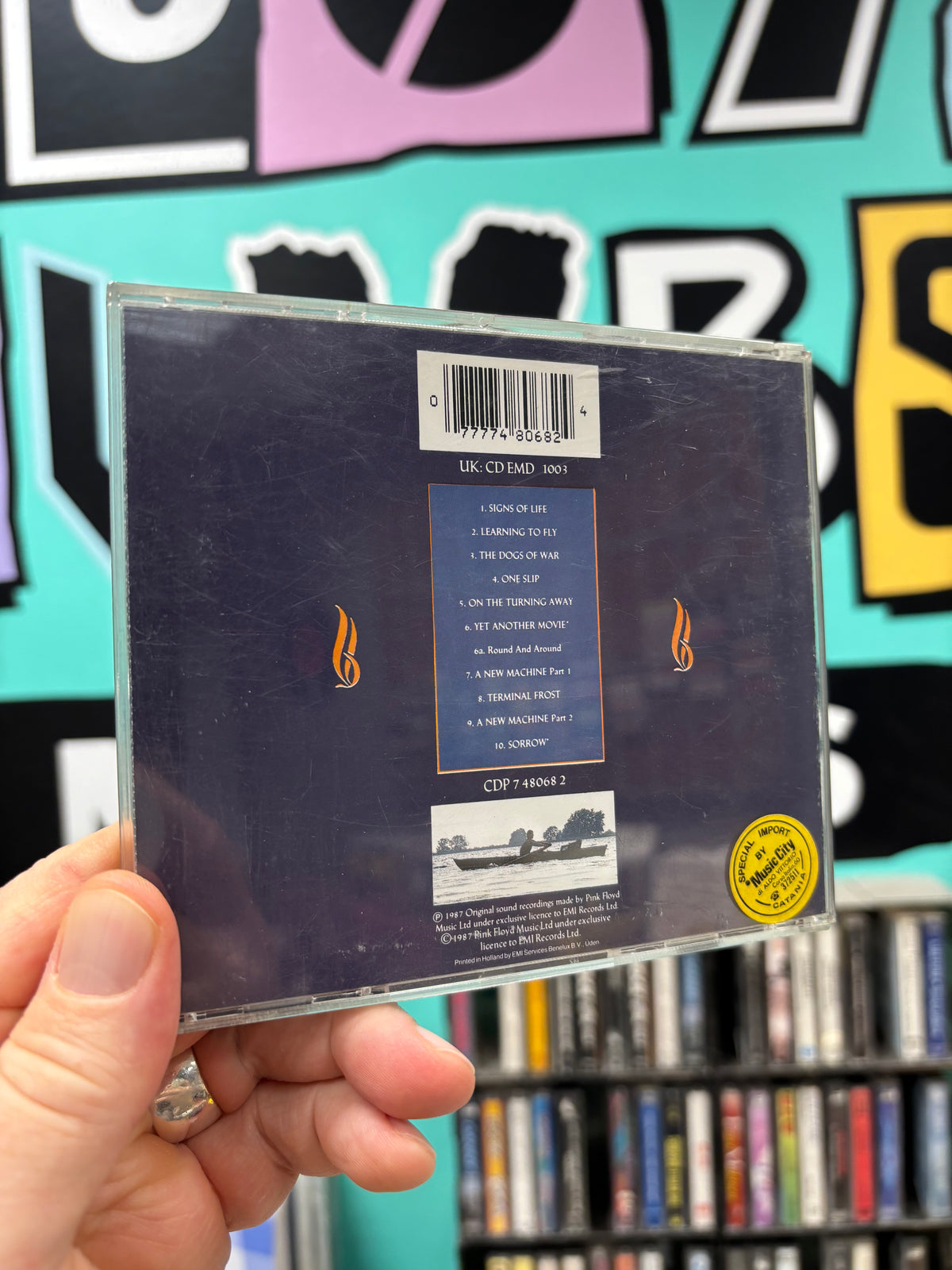 Pink Floyd: A Momentary Lapse Of Reason, CD, EMI, Europe 1987