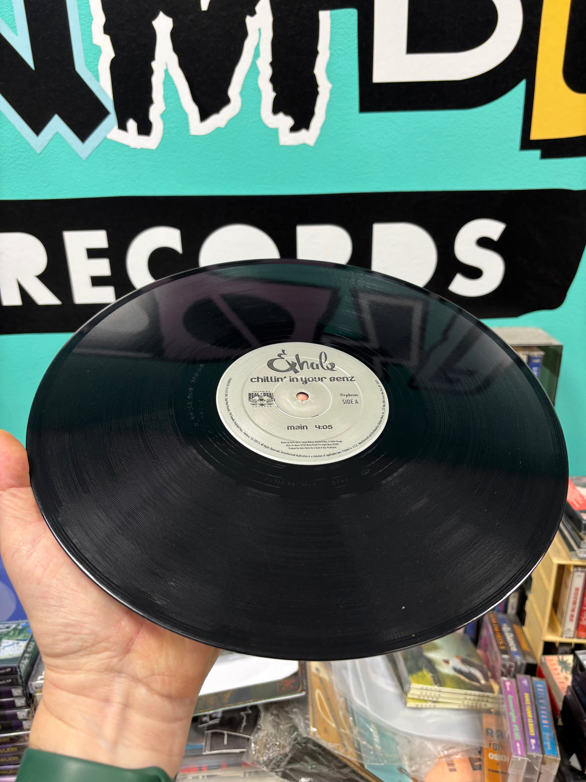 Exhale: Chillin’ In Your Benz, 12inch, 1st pressing, Only official vinyl pressing, Orpheus Records, US 2001