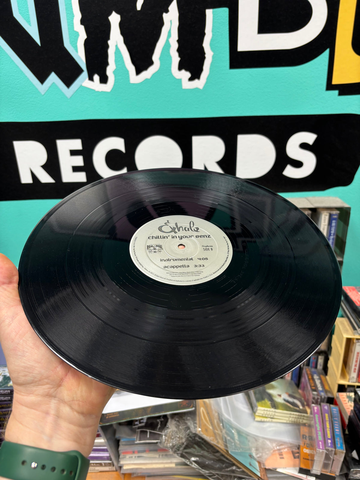 Exhale: Chillin’ In Your Benz, 12inch, 1st pressing, Only official vinyl pressing, Orpheus Records, US 2001