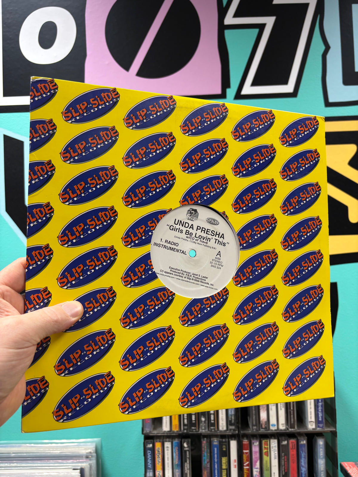 Unda Presha: Girls Be Lovin’ This, 12inch, 1st pressing, Only official pressing, Slip-N-Slide Records, US 2001