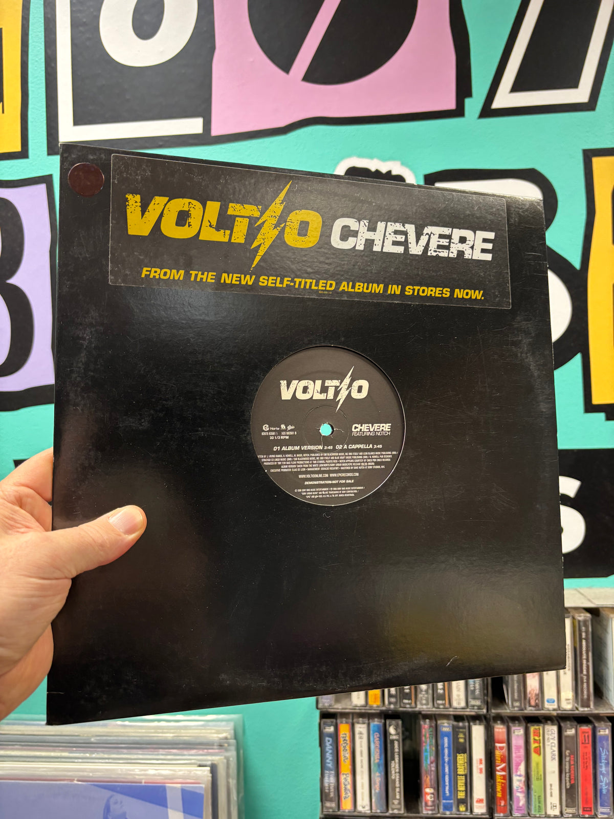 Voltio: Chevere, 12inch, 1st pressing, Only vinyl pressing, promo, Epic, US 2006