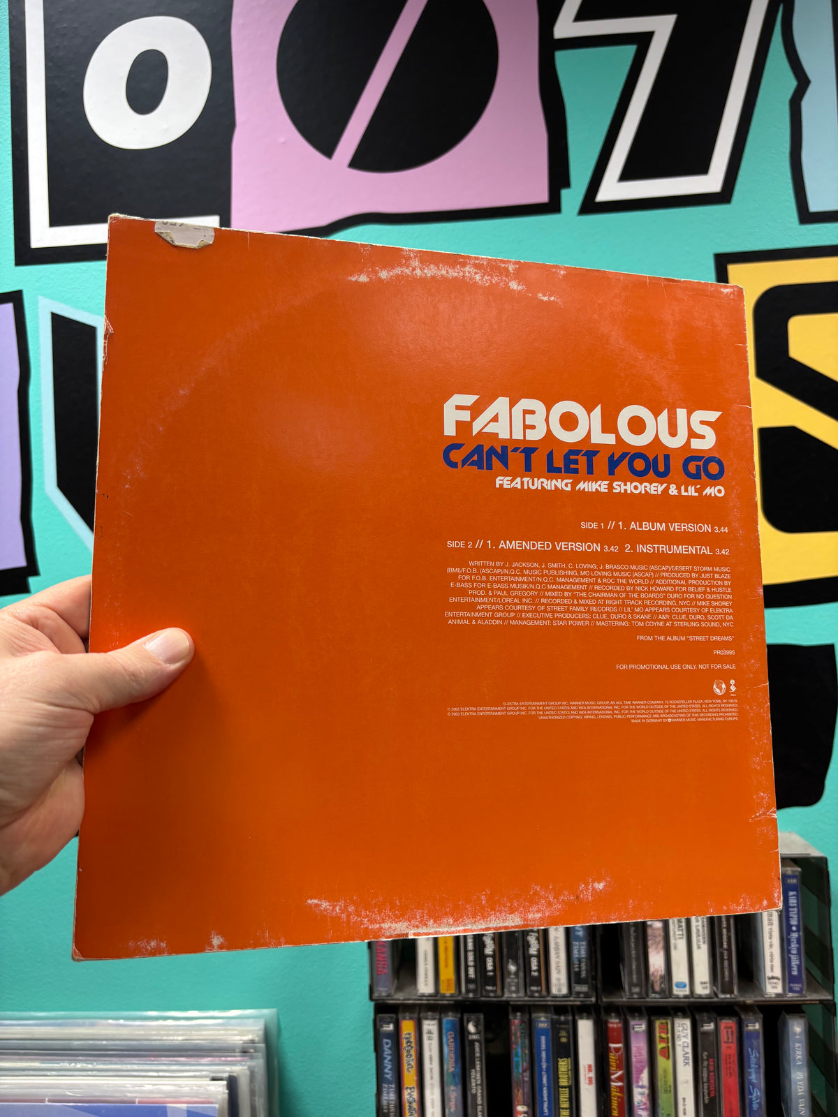 Fabolous: Can’t Let You Go, 12inch, promo, Elektra, Europe 2003