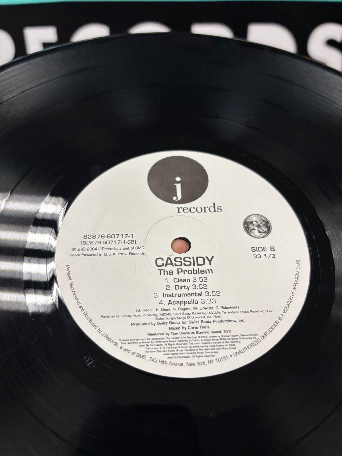 Cassidy: Get No Better, 12inch, 1st pressing, J Records, US 2004