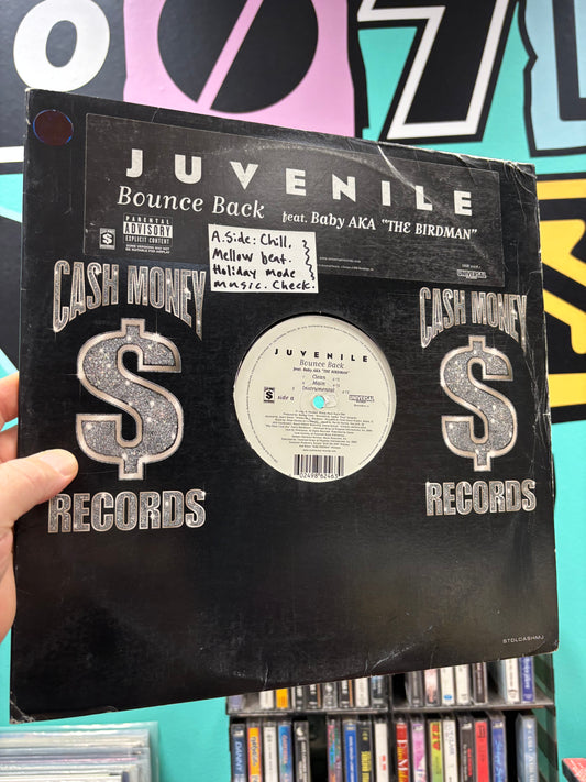 Juvenile: Bounce Back, 12inch, 1st pressing, Only official pressing, Cash Money Records, US 2004