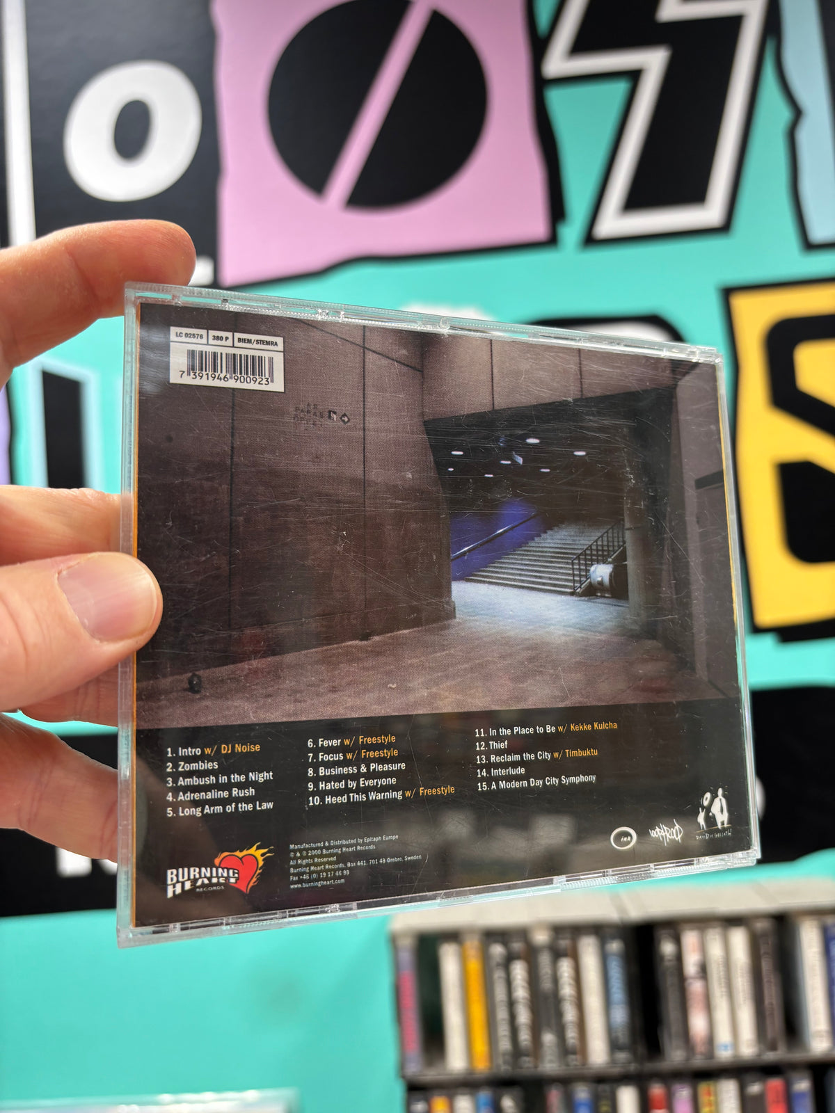 Looptroop: Modern Day City Symphony, CD, 1st pressing, David Vs. Goliath, Sweden 2000