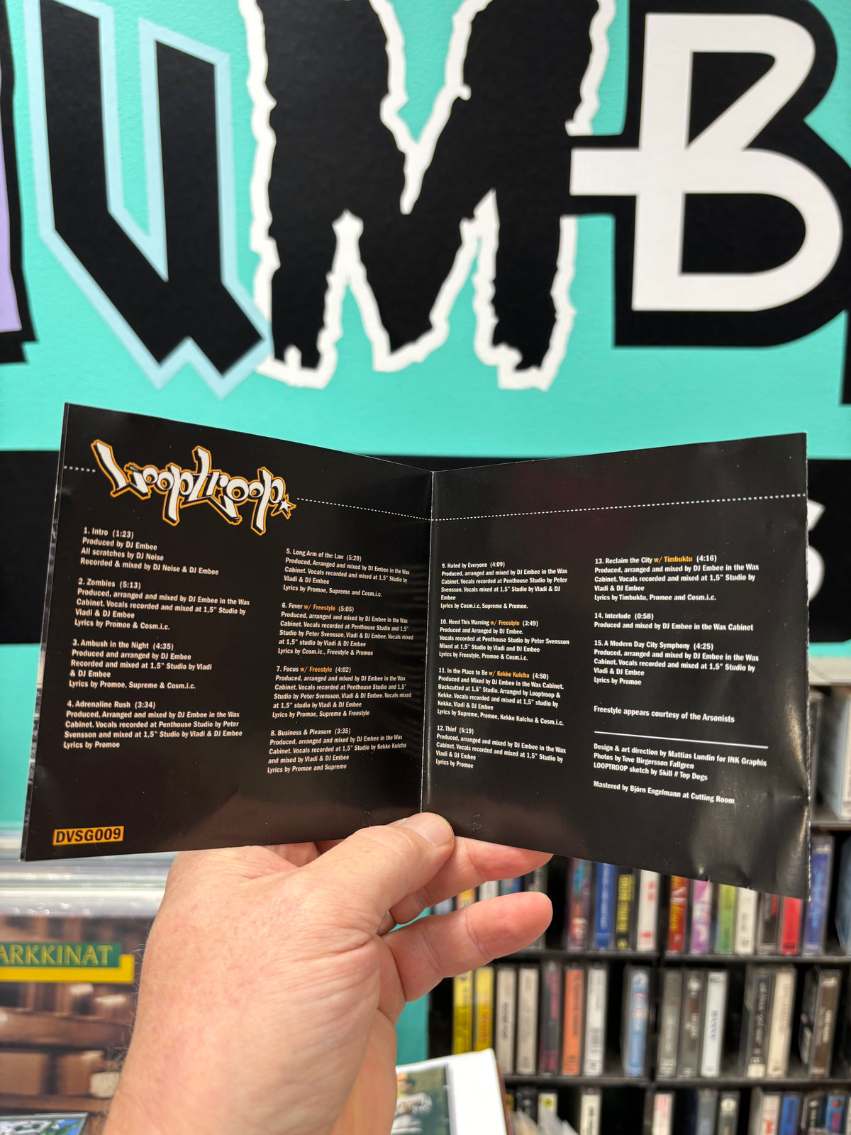 Looptroop: Modern Day City Symphony, CD, 1st pressing, David Vs. Goliath, Sweden 2000