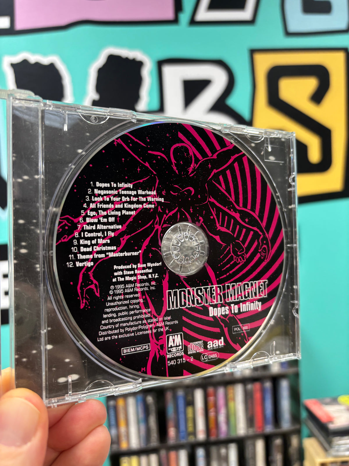 Monster Magnet: Dopes To Infinity, CD, repress, A&M Records, Europe year?