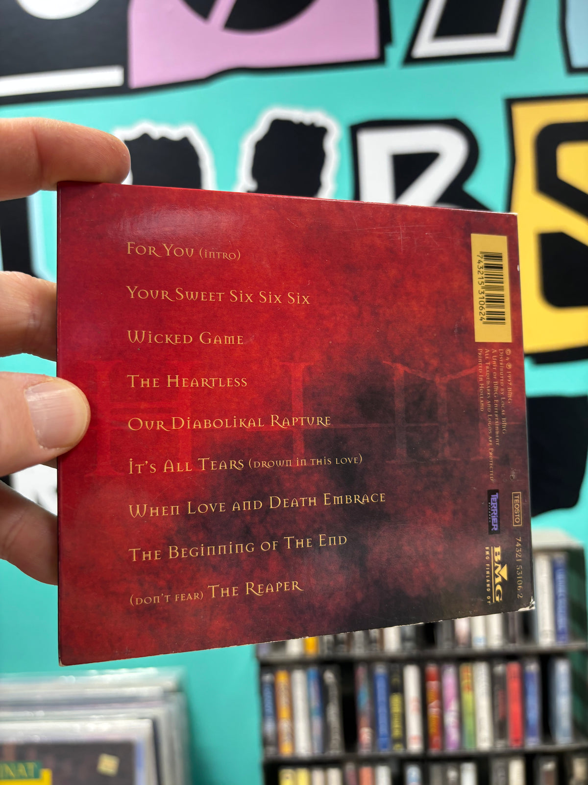 HIM: Greatest Love Songs Vol. 666, CD, OG pressing, Digipak, Terrier, Finland 1997
